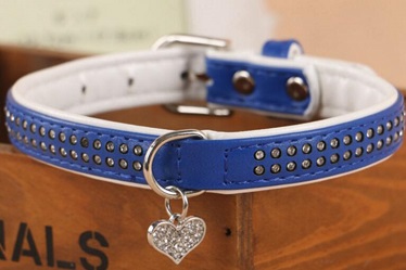 Classical leather dog collars leashes/pet supply