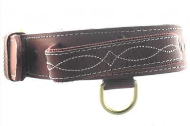 Heavy duty  real leather pet collars for medium large dog