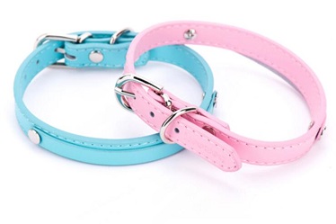 DIY Real leather dog collars leashes with bling bling /Pet products