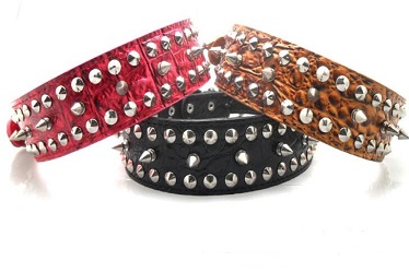 pet supply/china leather dog collars for large dogs