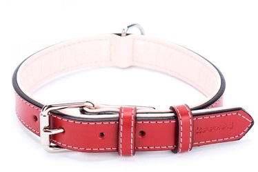 HOT- classical real leather dog collars/pet supply