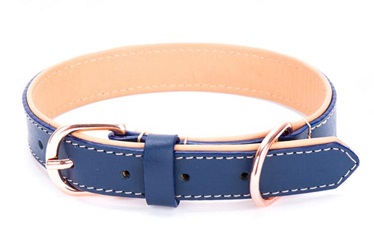Genuine leather dog collars leashes for small medium large dog/pet products