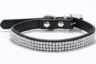 Classical leather bling bling dog cat collars/pet products