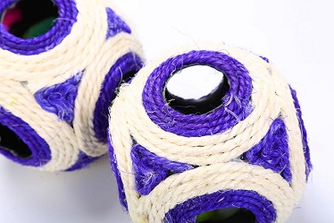 Natural hollow sisal ball for cat playing