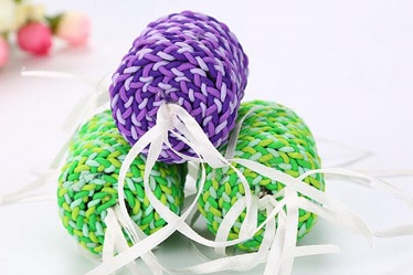 Two colors rope wrapped cat playing toys/cat products
