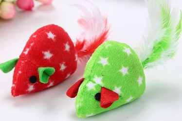 Quality soft plush cat mouse toys for Christmas toys