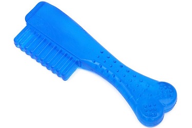 Blue TPR Transparent comb pet toys/dog chewing toy