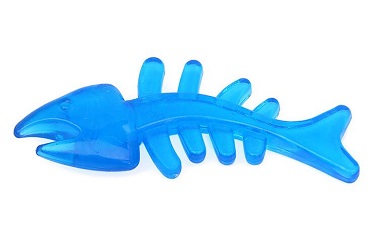 Quality transparent fish shape dog toy/TPR pet toys