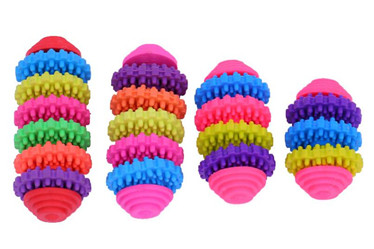 TPR colorful dog toys/pet products